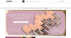 Desktop Screenshot of nigelbeauty.com